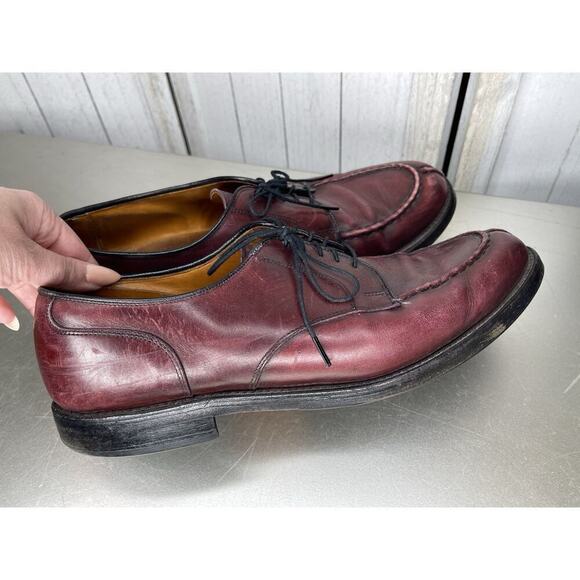 Allen Edmonds Chili Leather Split Toe Derby Dress Shoe Red Men Size 11C main image 6